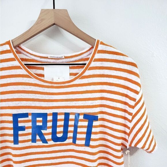 Mother The Rowdy Crop The Fruit T Size Extra Small NWT - Picture 13 of 16